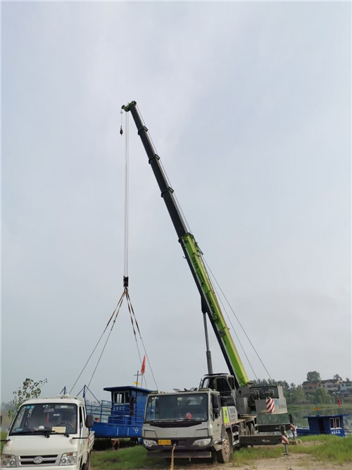 福安市桥梁建设吊装案例